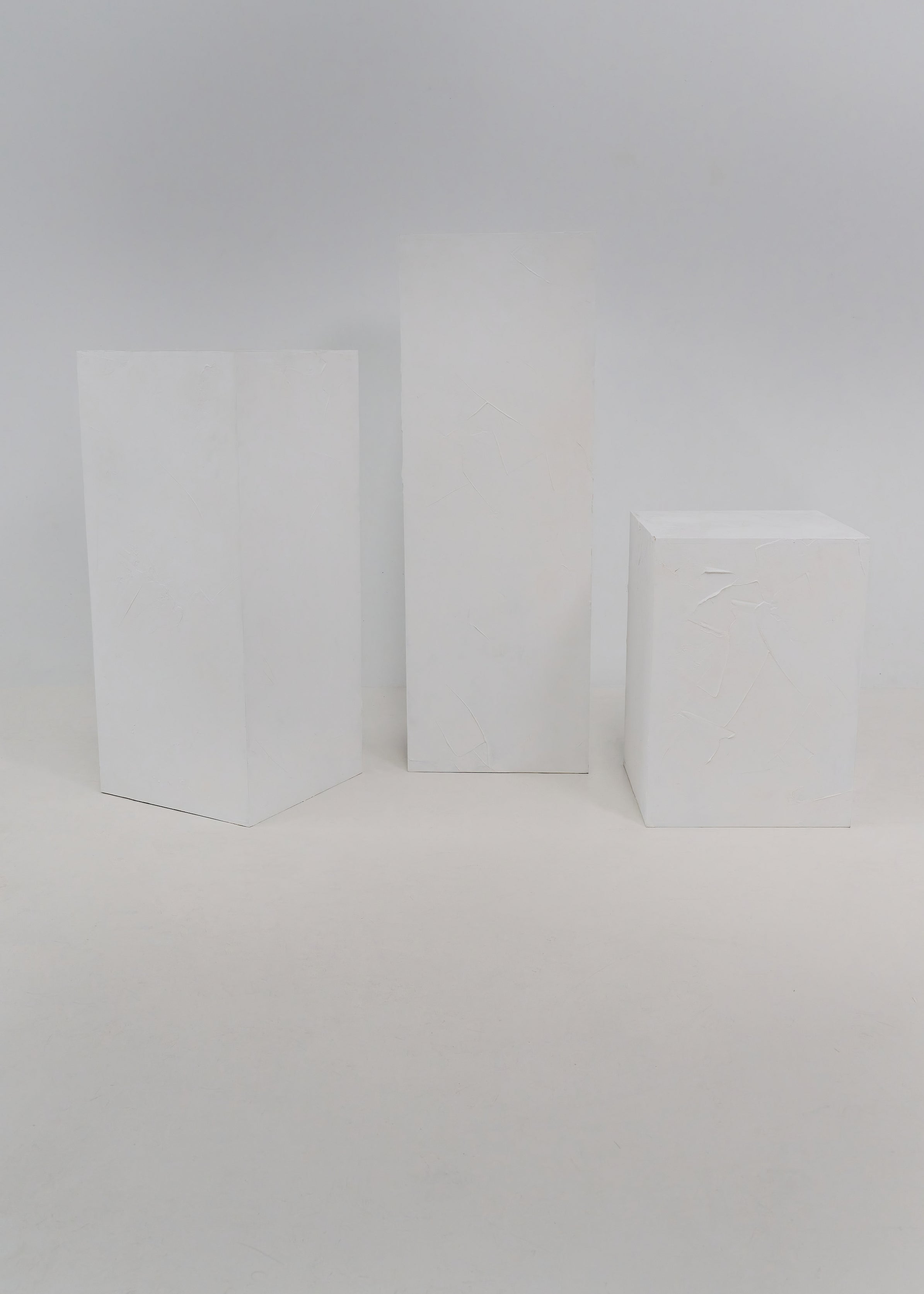 Square Textured Plinth 50cm
