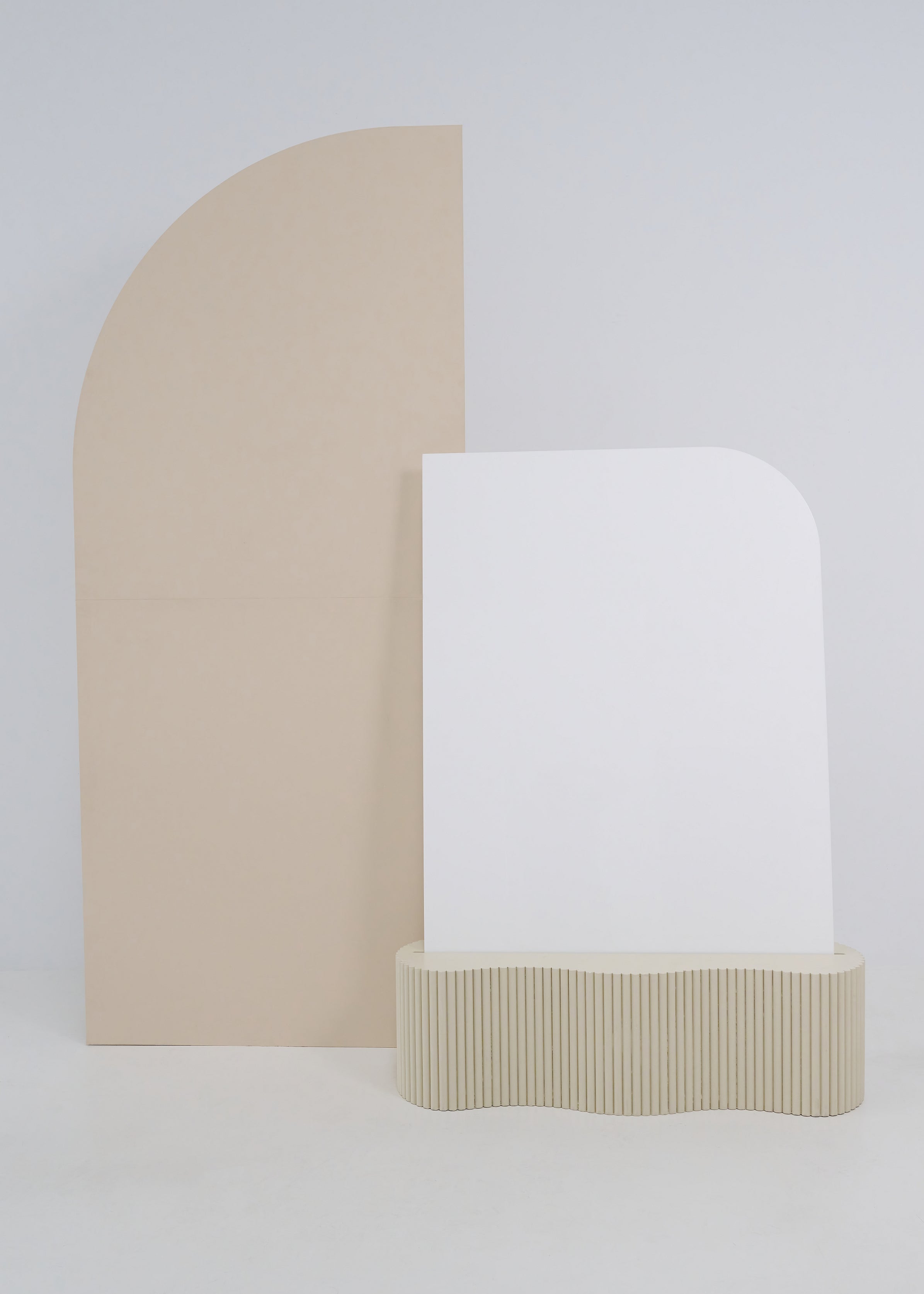 Soft Nude Single Cornered Backdrop