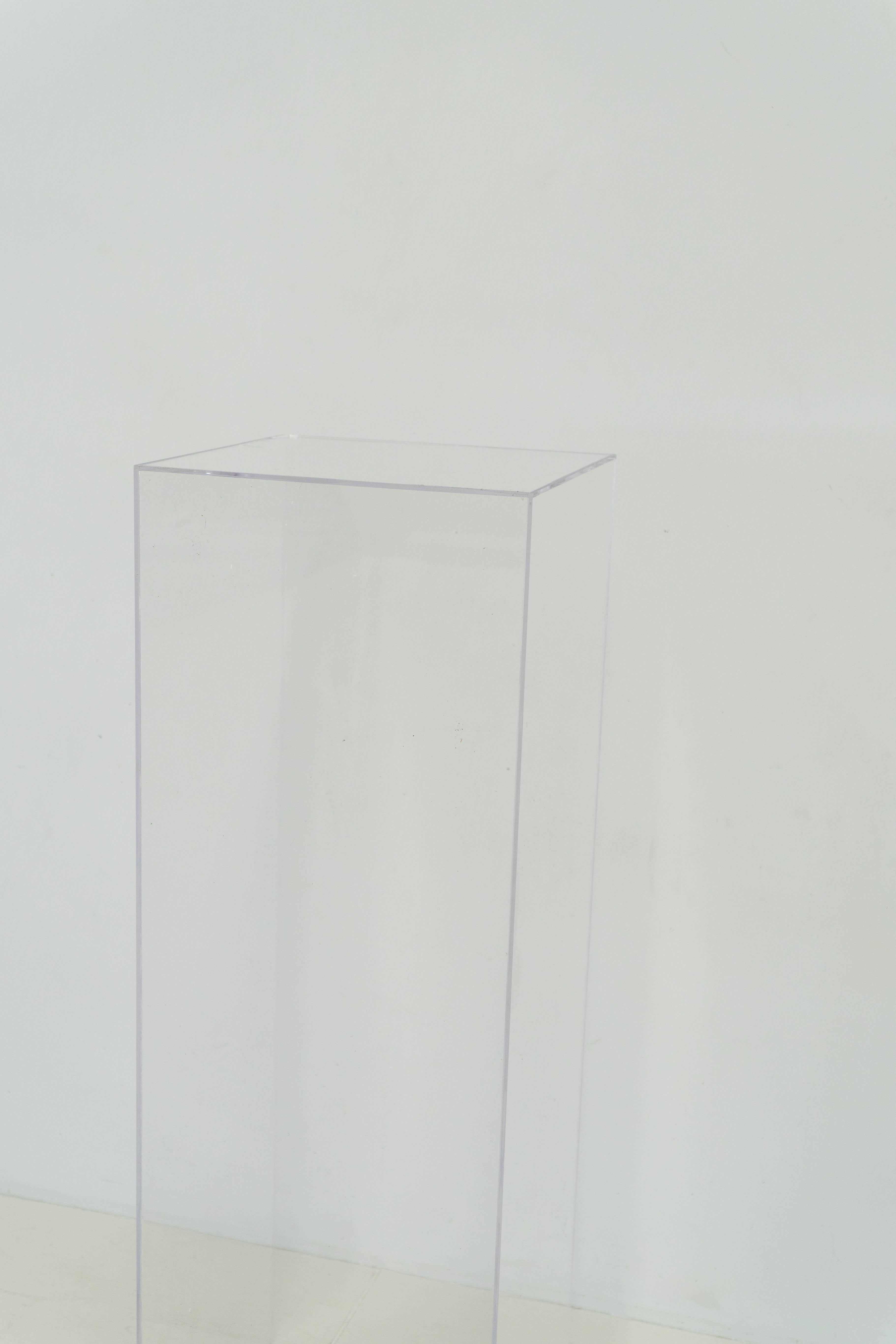 Set of 2 Rectangular Ghost Plinths