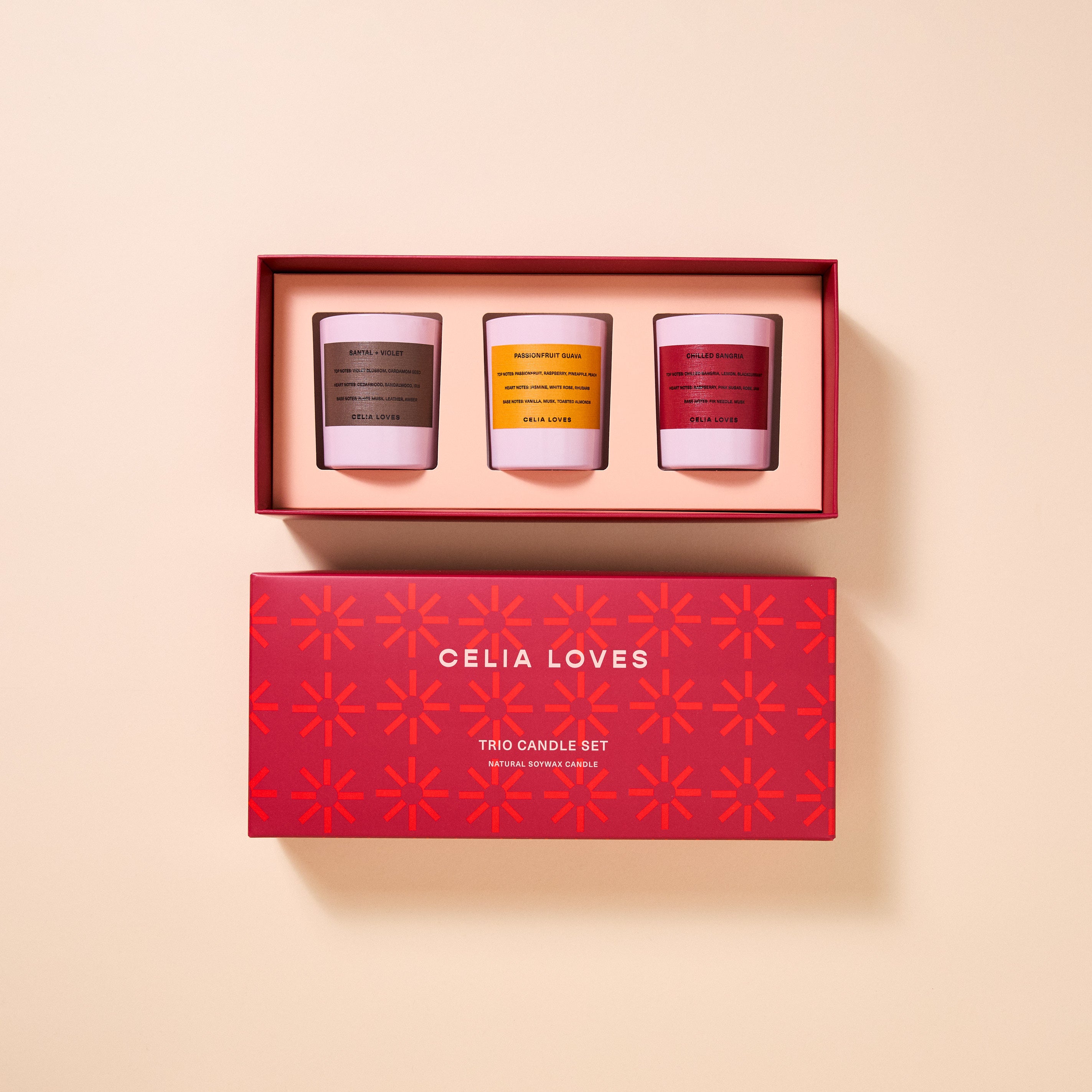 Celia Loves - European Holiday Trio Candle Set