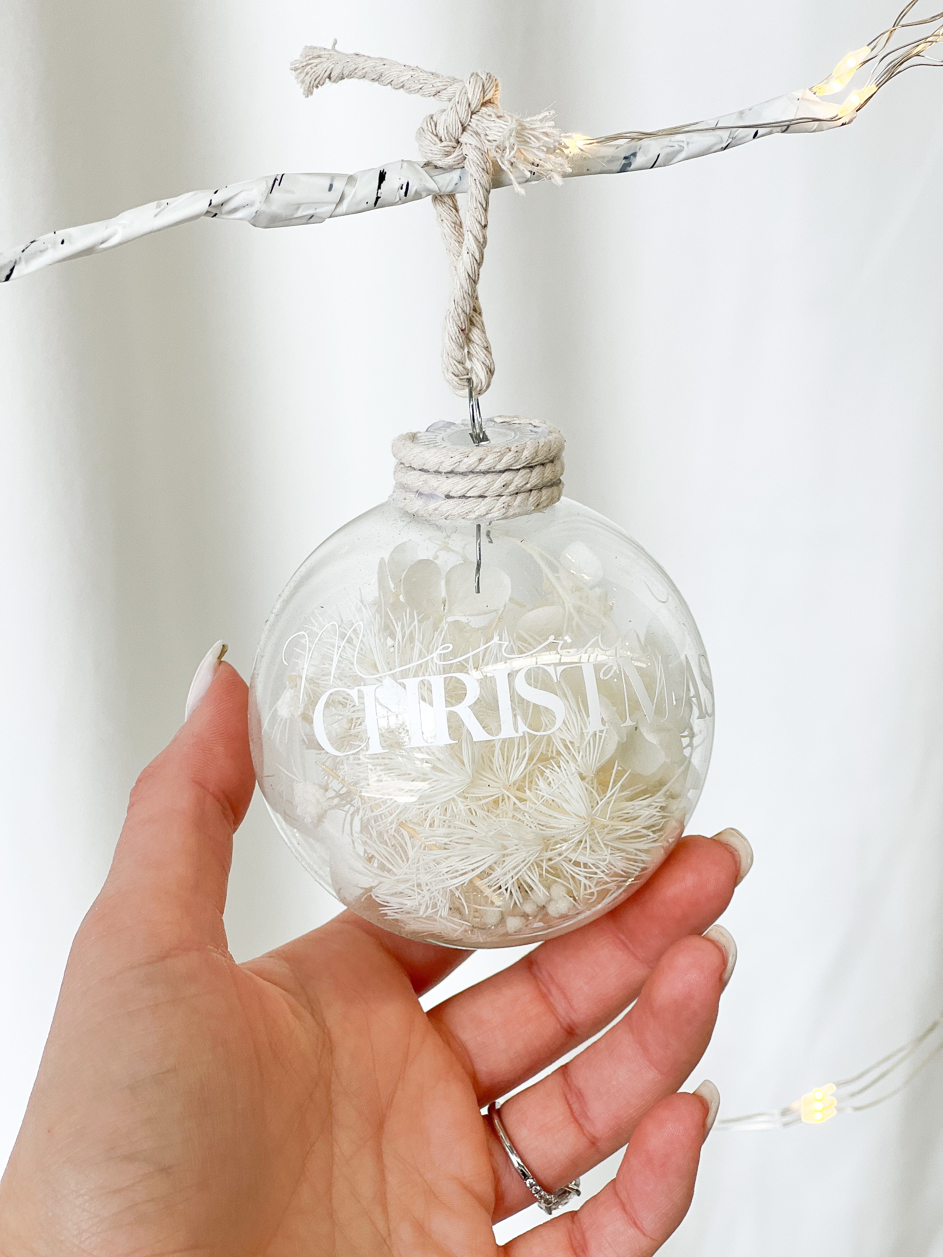 Personalised Glass Christmas Baubles