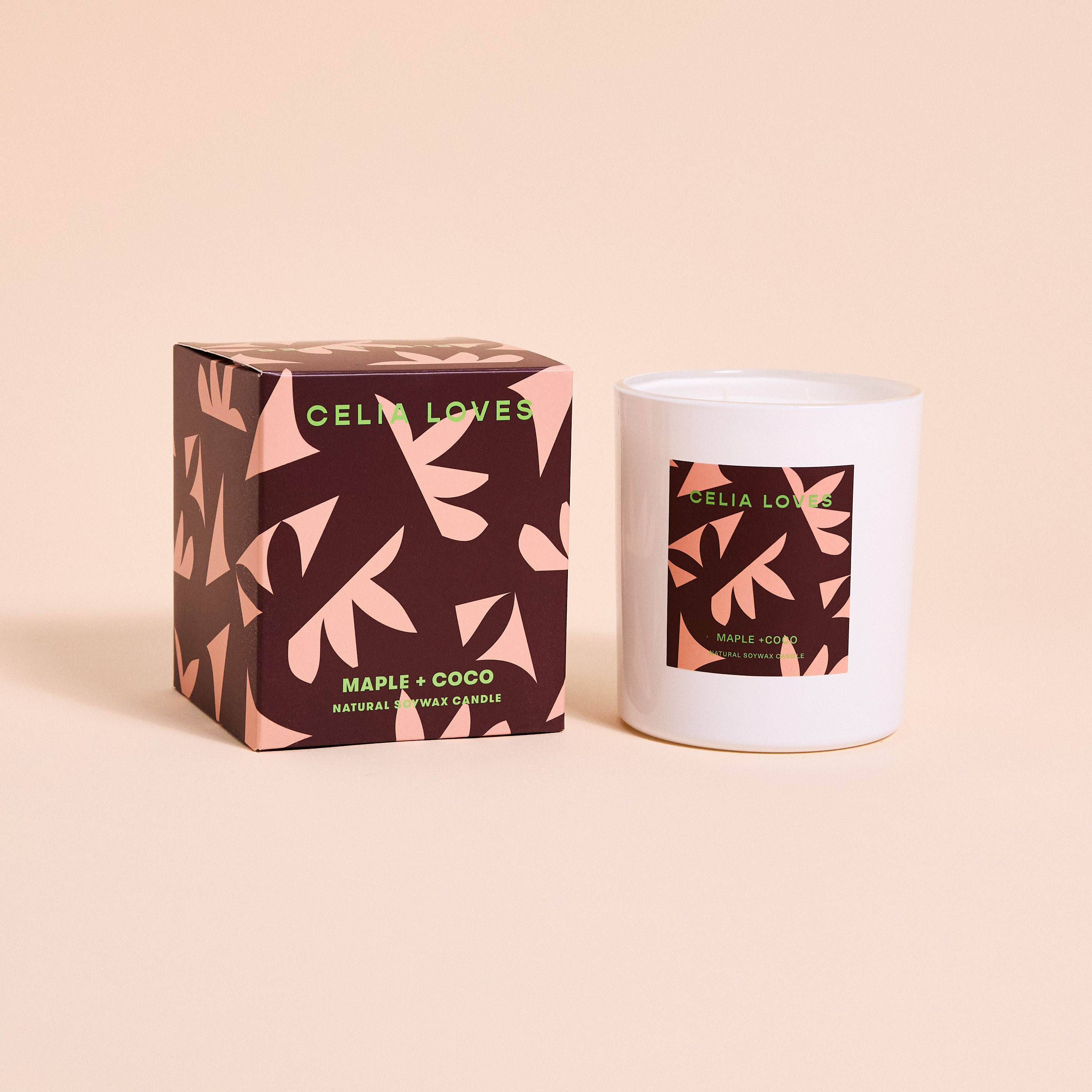 Celia Loves - Maple & Coco Candle 395g