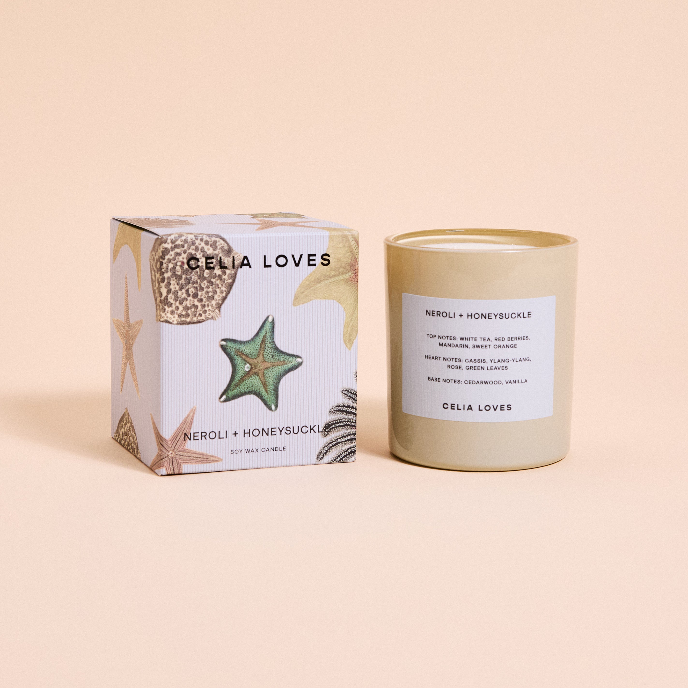 Celia Loves - Neroli & Honeysuckle Candle 395g