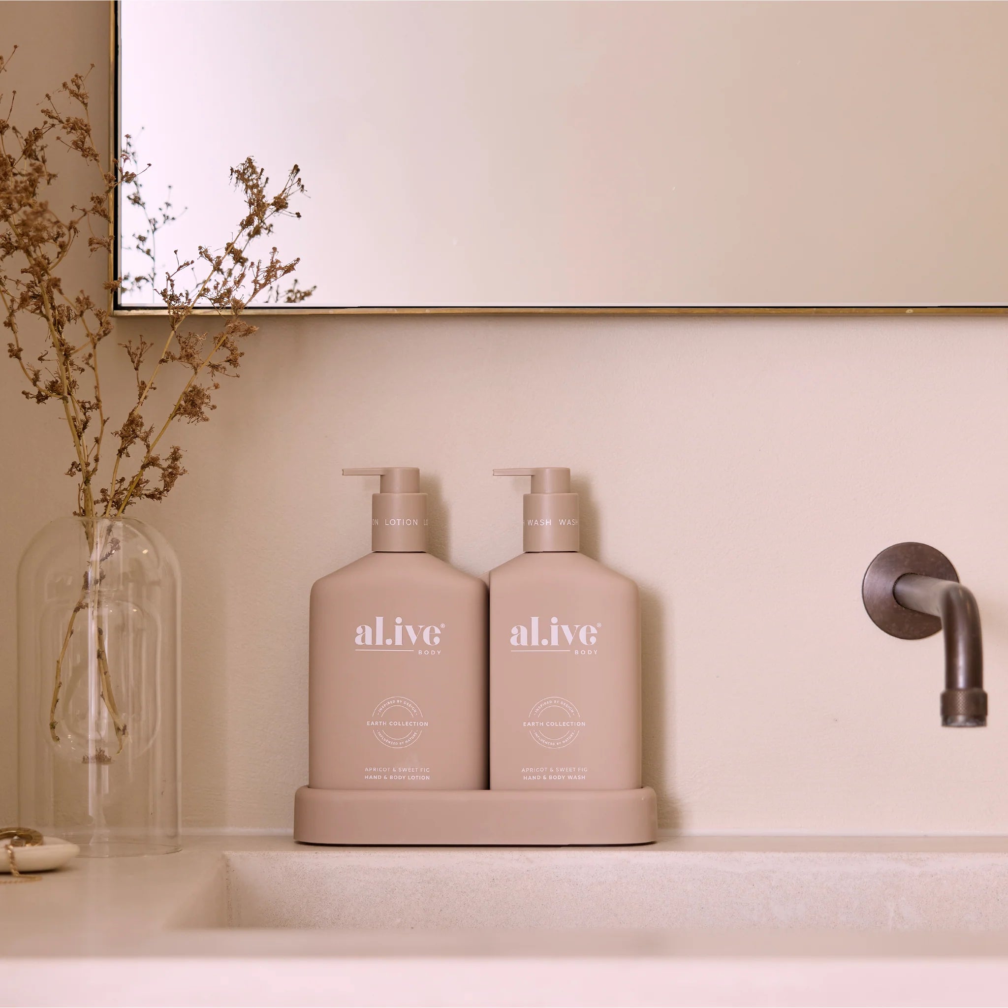 a.live Body - Wash & Lotion Duo Apricot & Sweet Fig