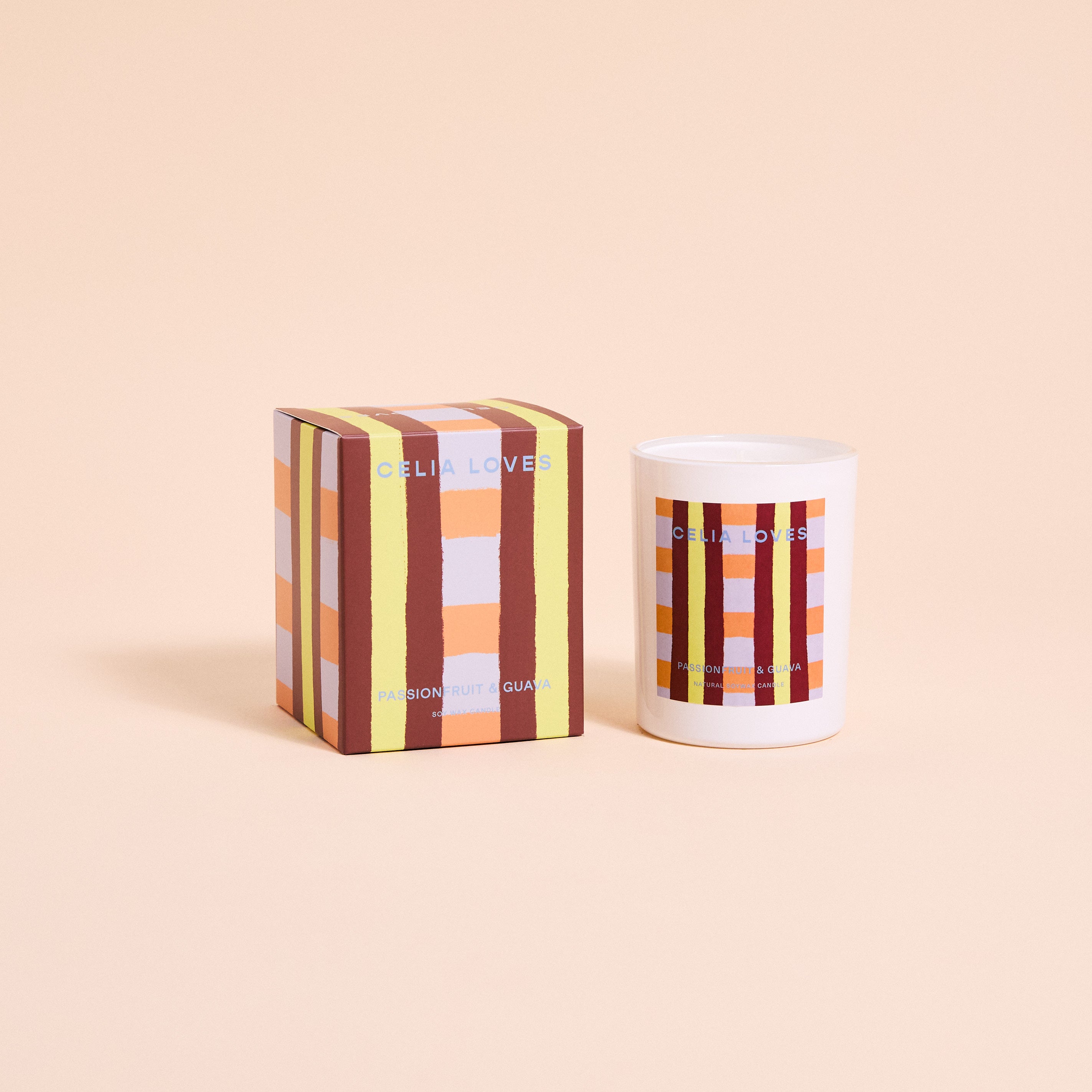 Celia Loves - Passionfruit & Guava Candle 195g