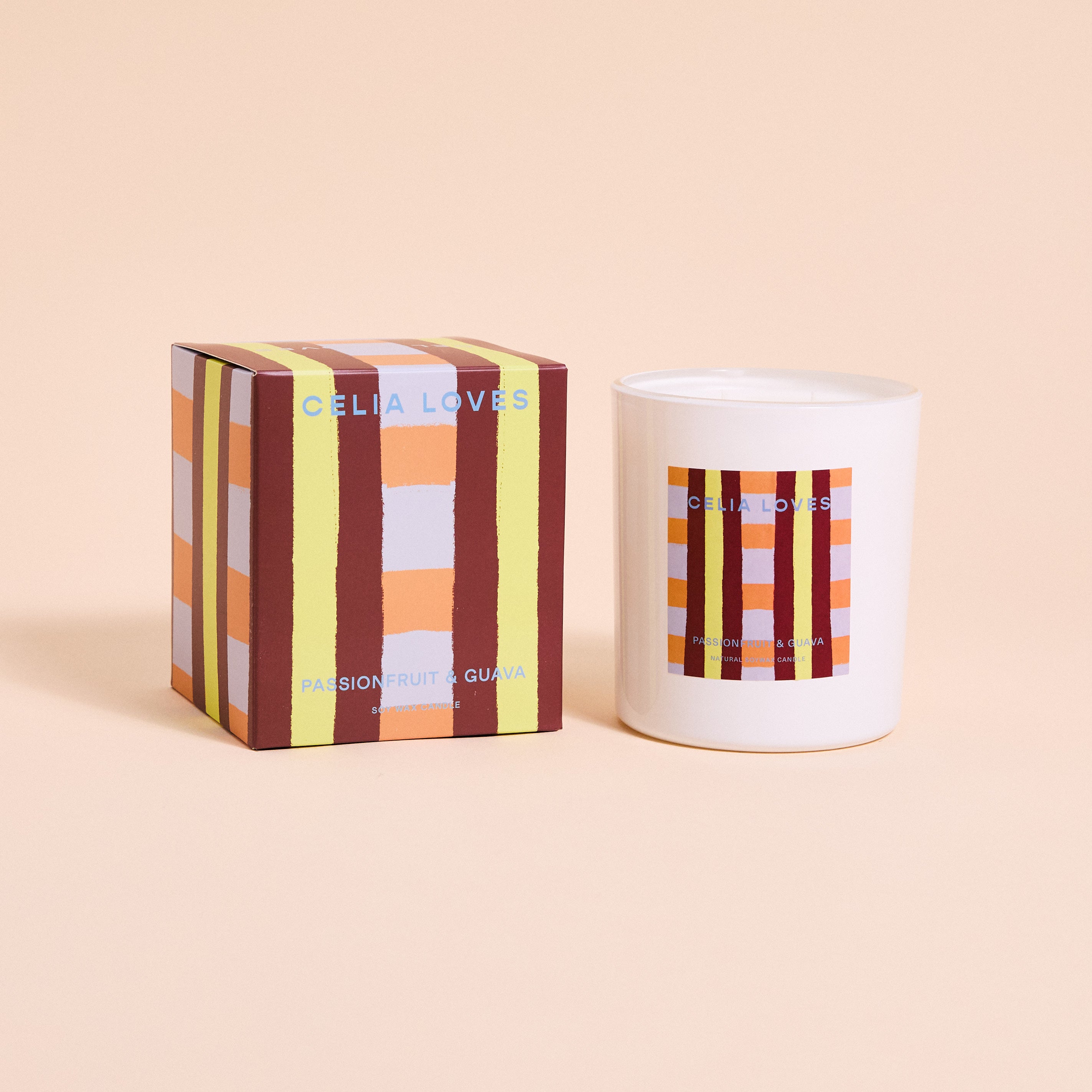 Celia Loves - Passionfruit & Guava Candle 395g