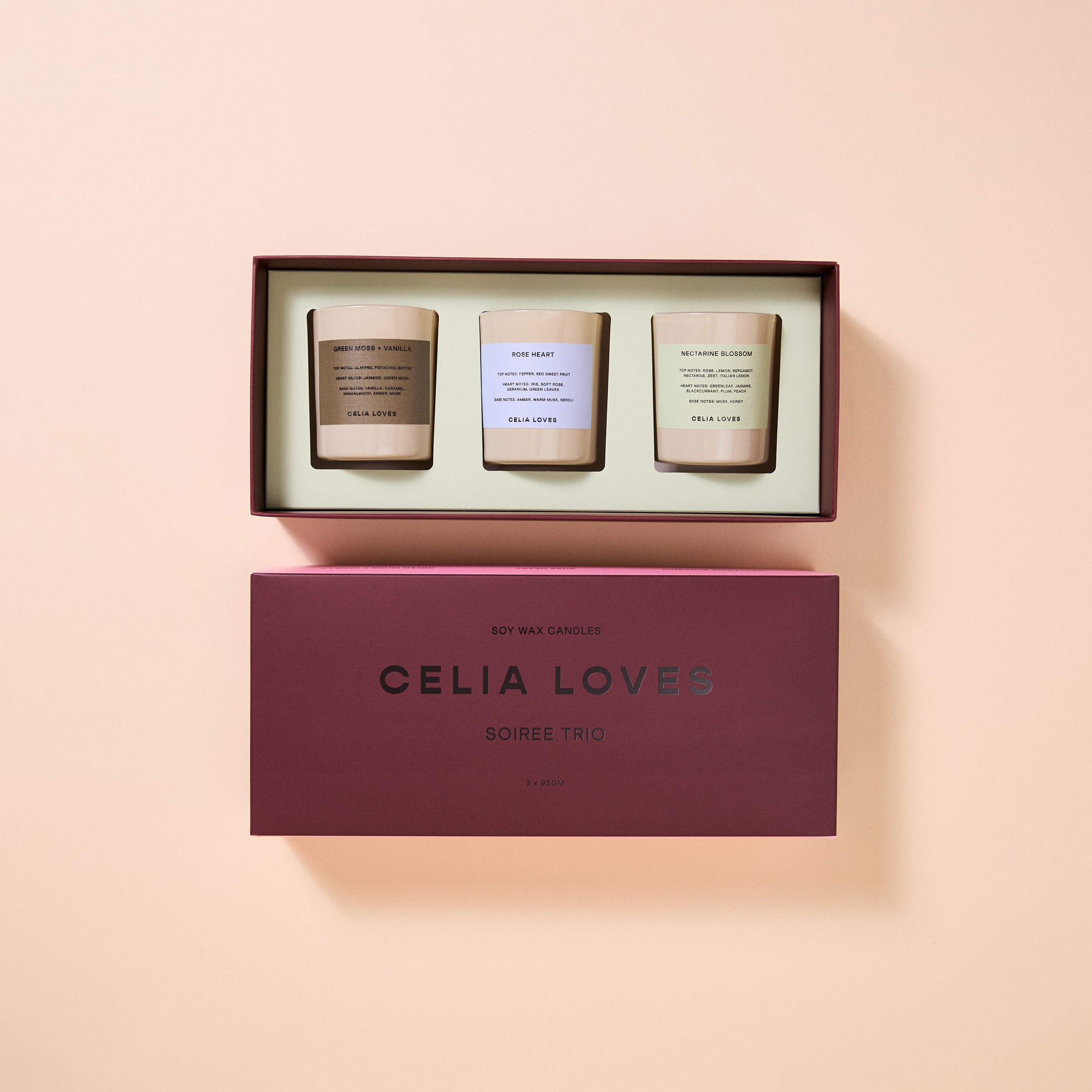 Celia Loves - Soiree Trio Candle Set