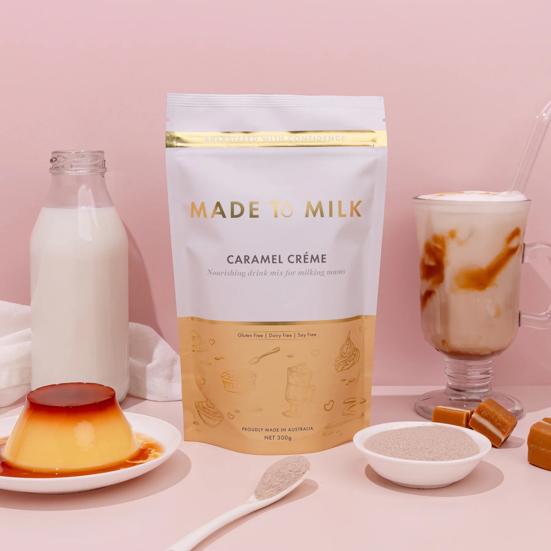 Made to Milk - Caramel Creme Lactation Drink Mix