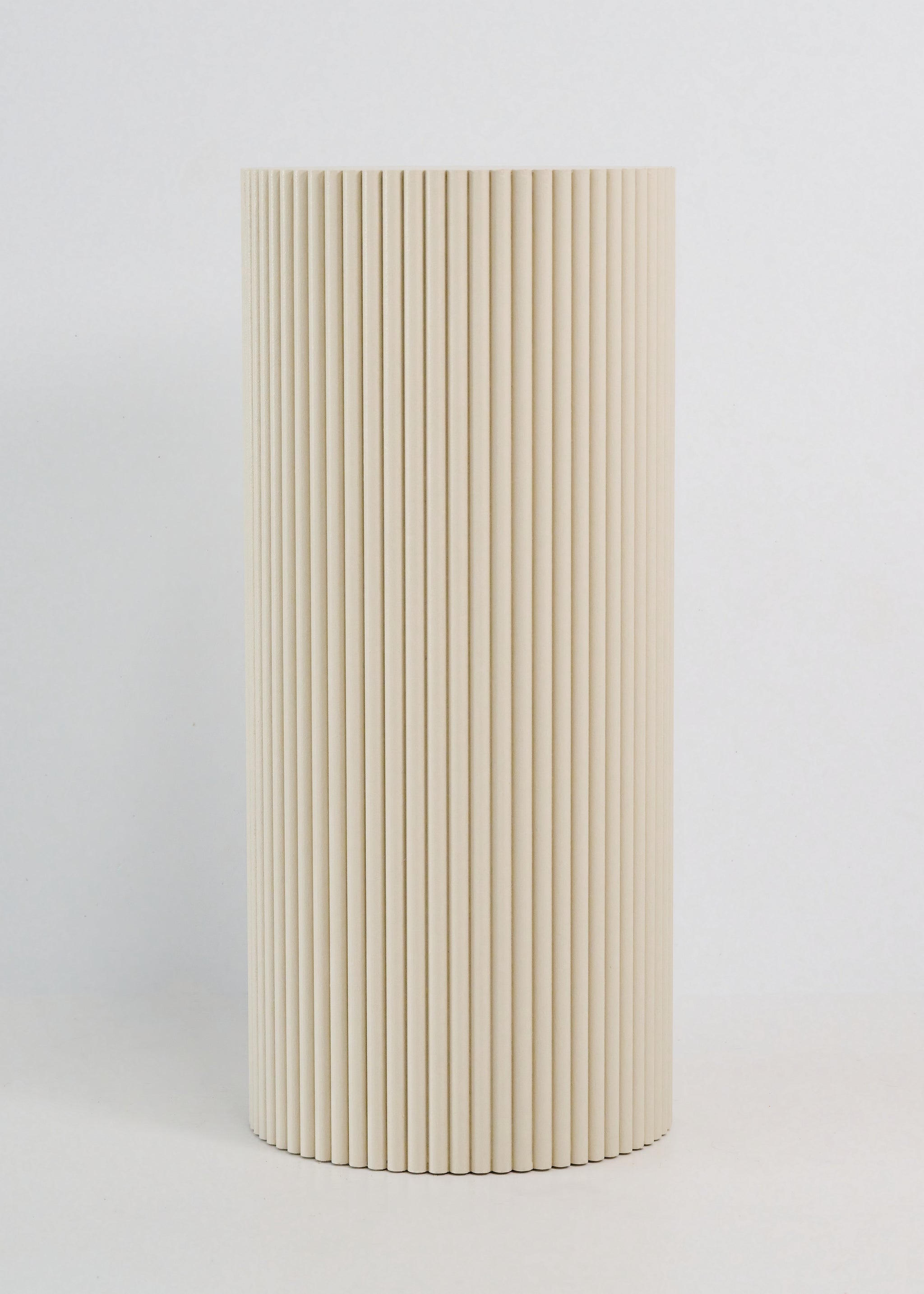 Tall Almond Ripple Plinth