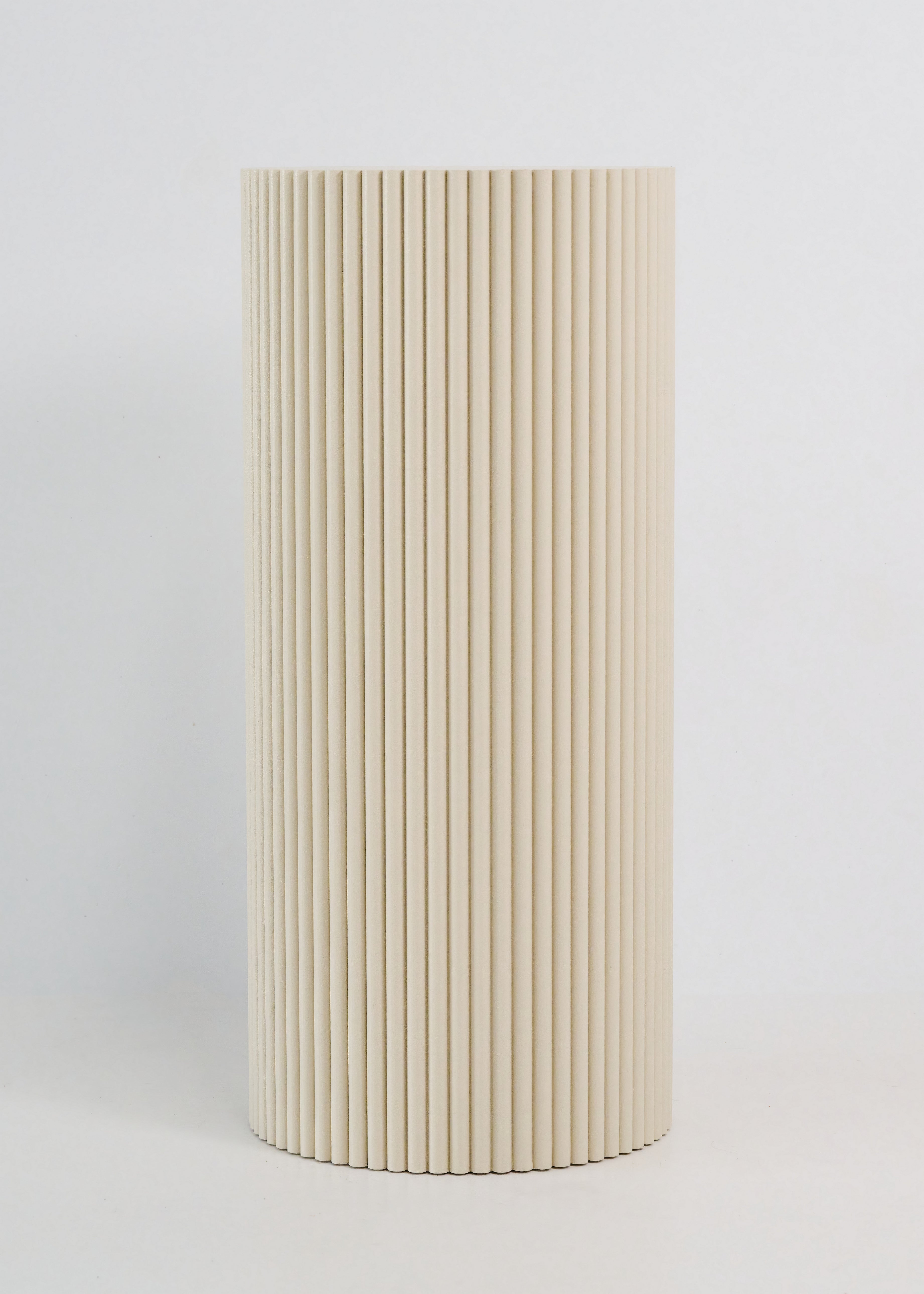 Tall Almond Ripple Plinth