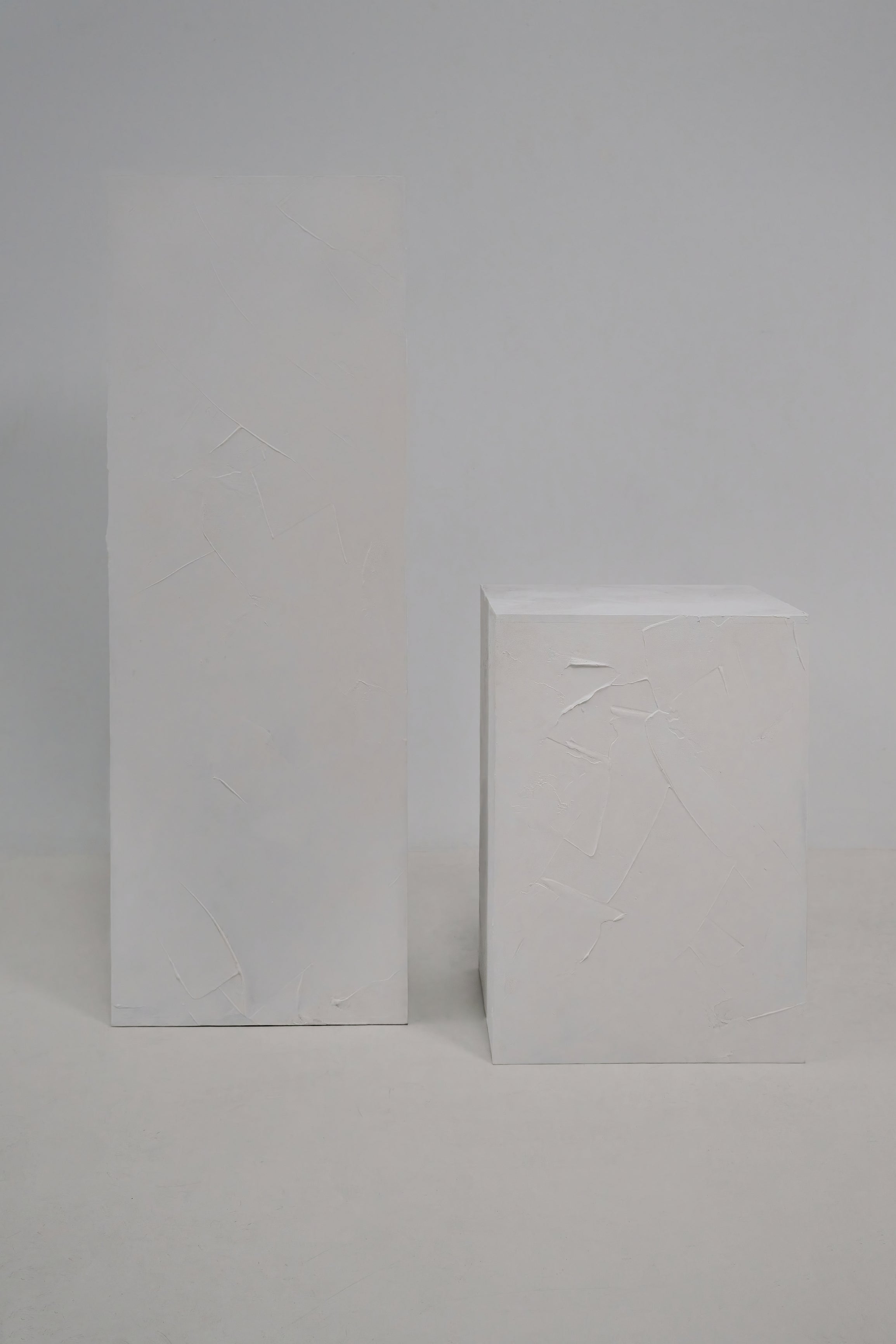 Square Textured Plinth 50cm