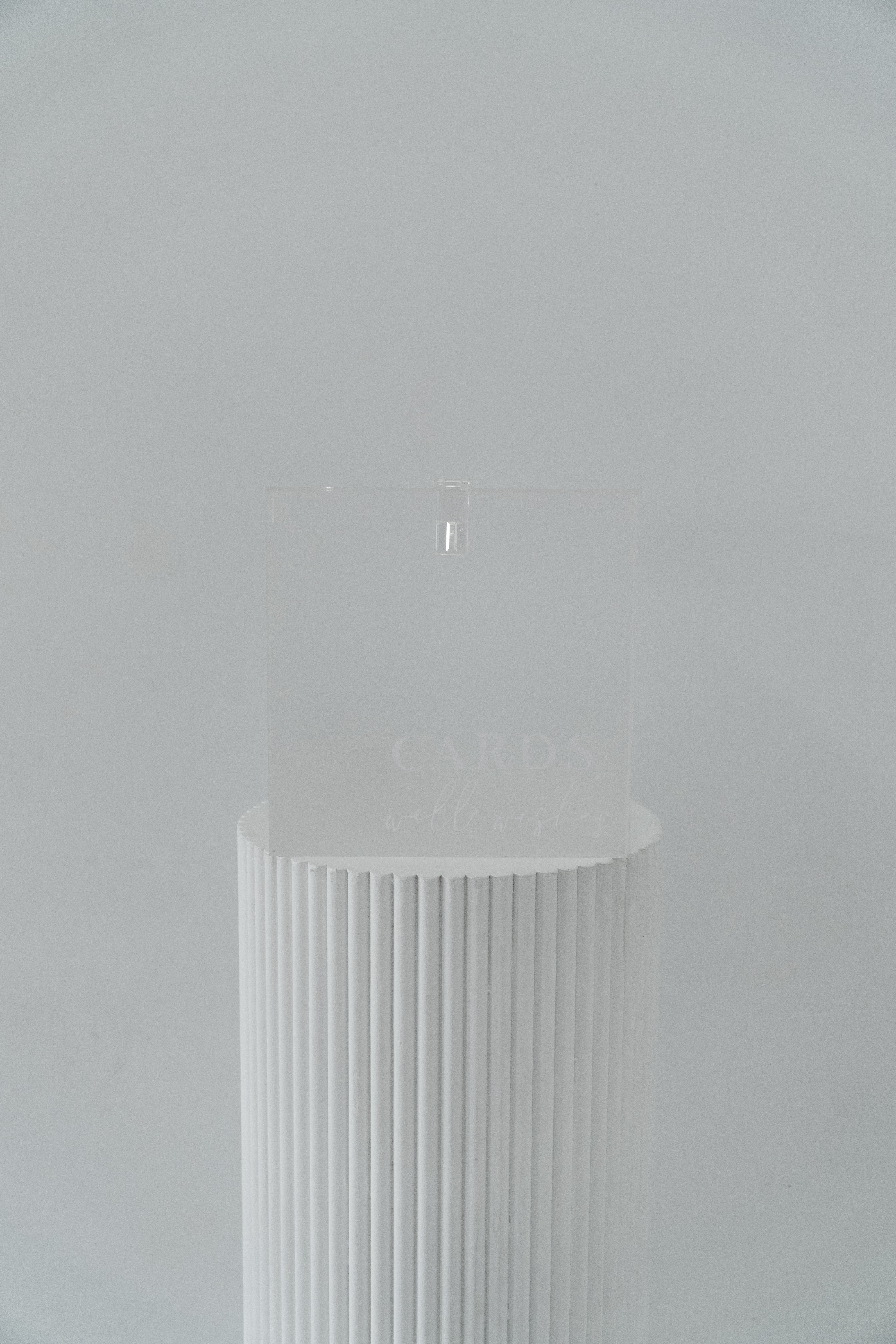 Frosted Acrylic Wishing Well