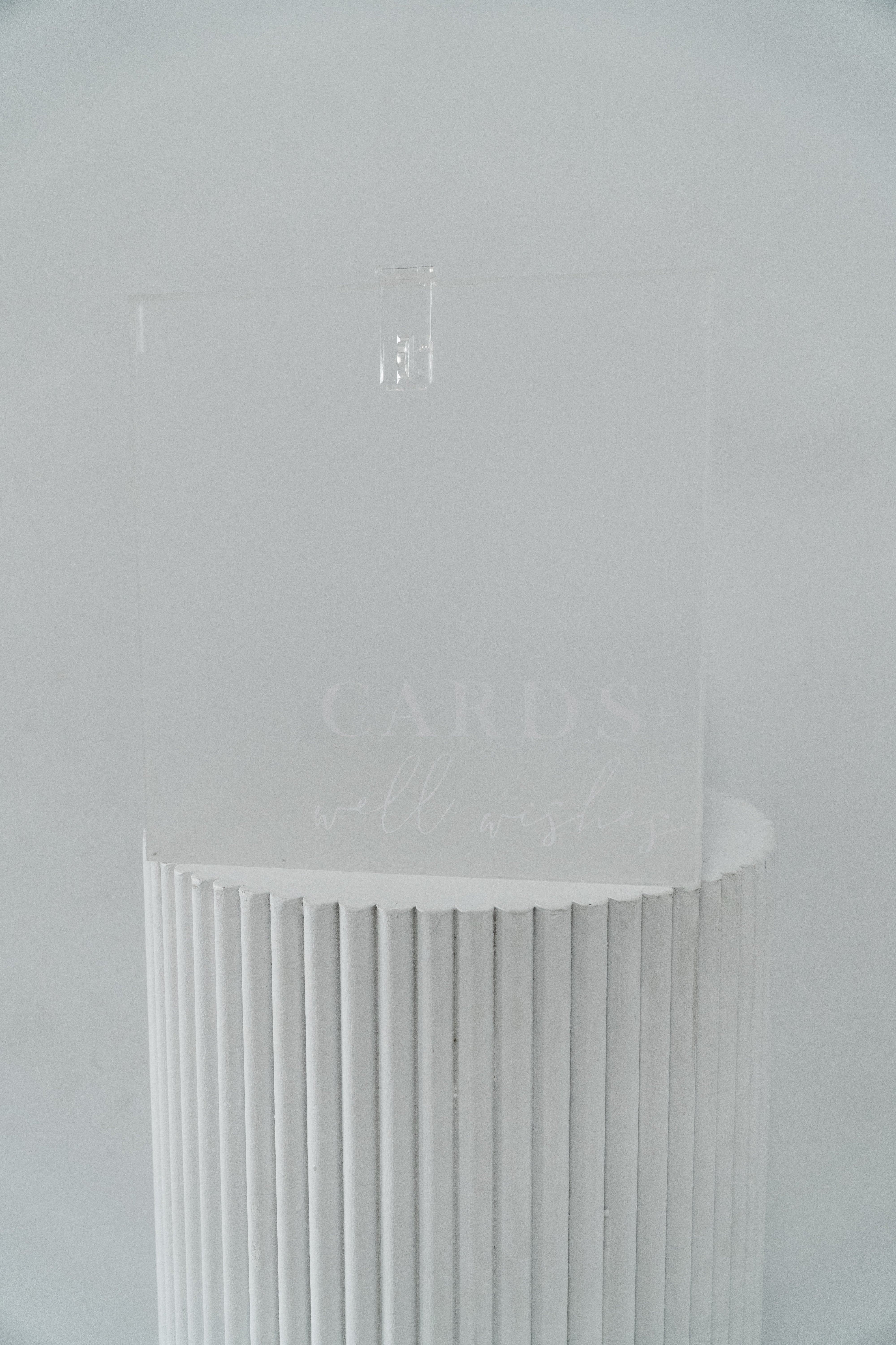 Frosted Acrylic Wishing Well