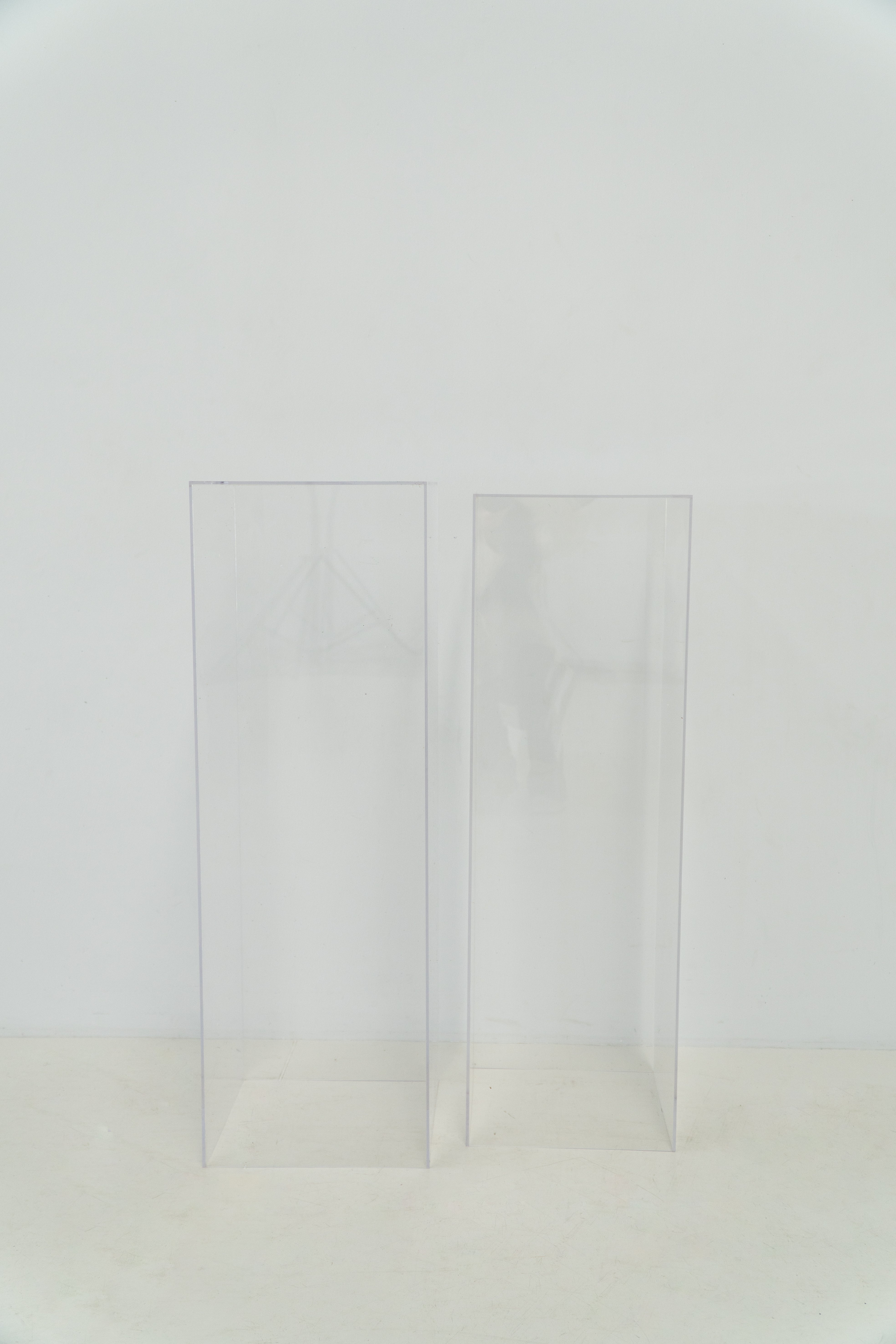 Set of 2 Rectangular Ghost Plinths