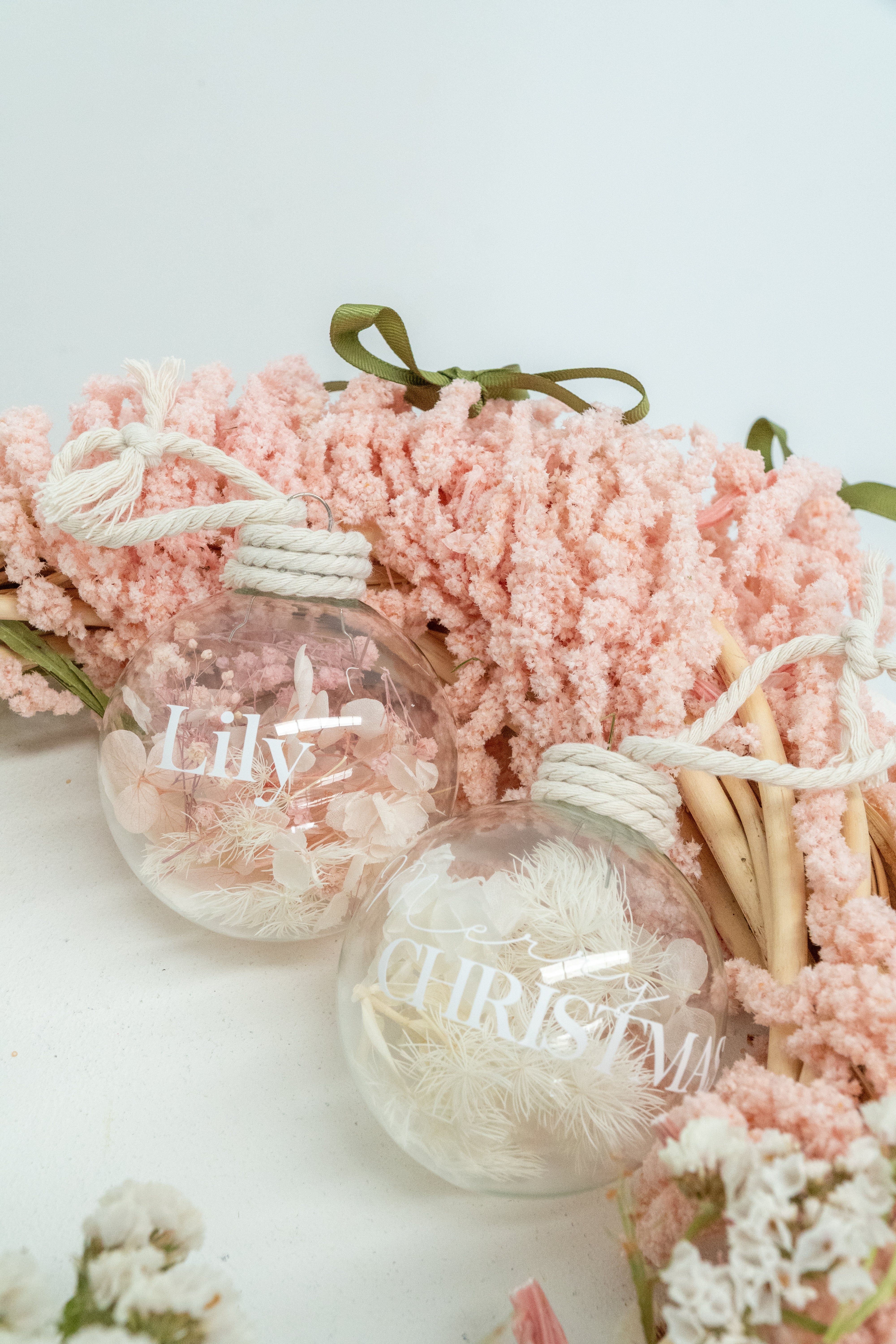 Personalised Glass Christmas Baubles