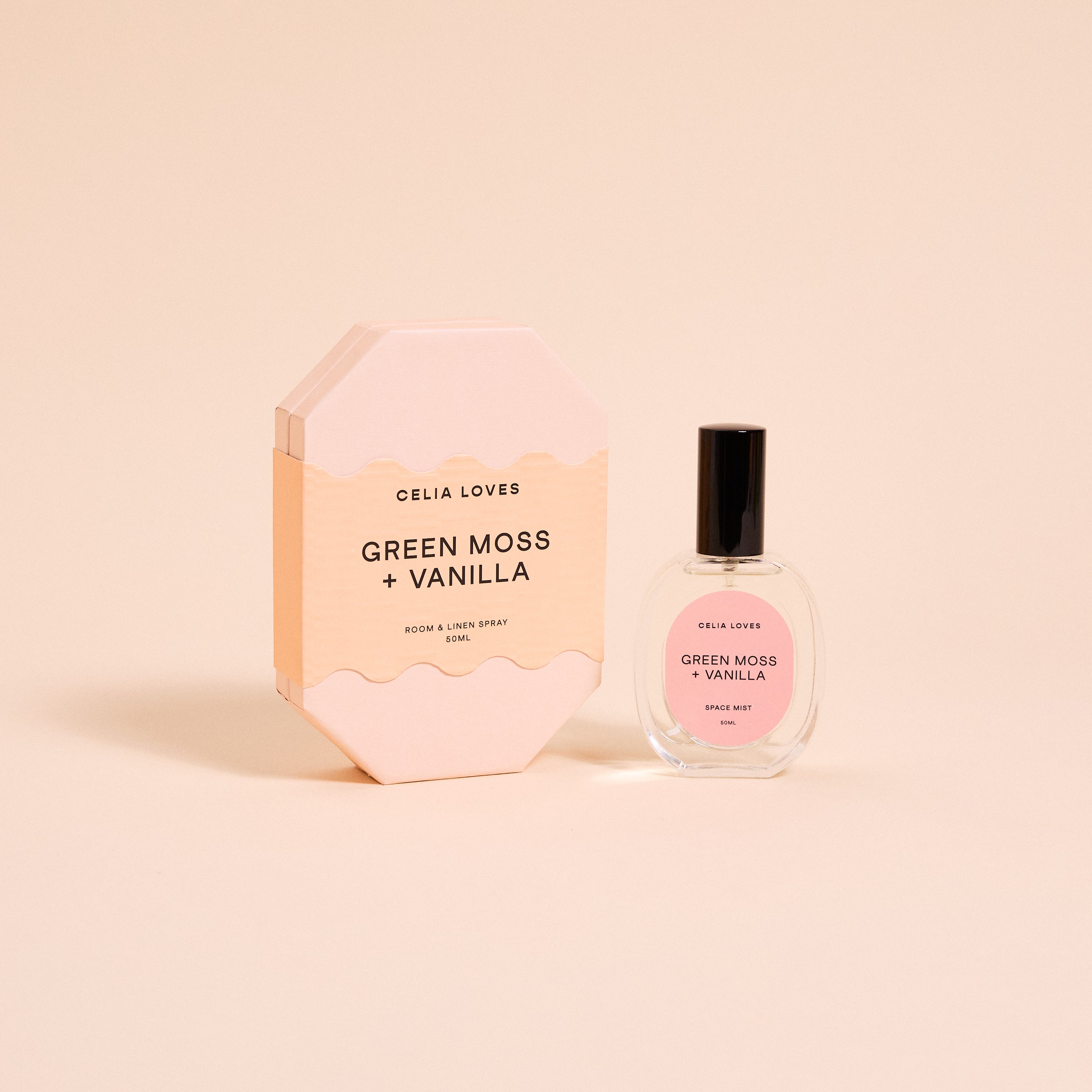 Celia Loves - Green Moss & Vanilla Room Spray