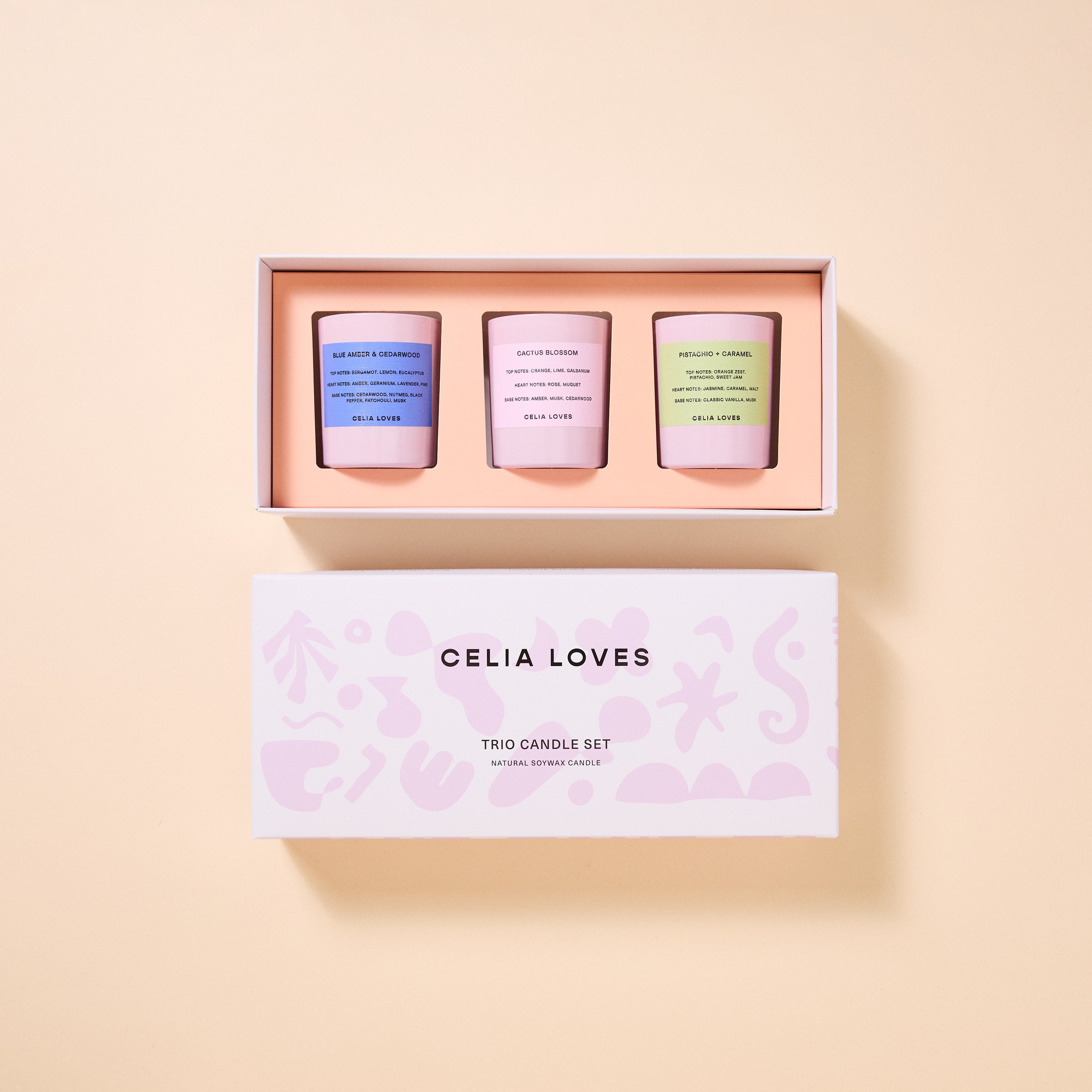 Celia Loves - La Fiesta Trio Candle Set