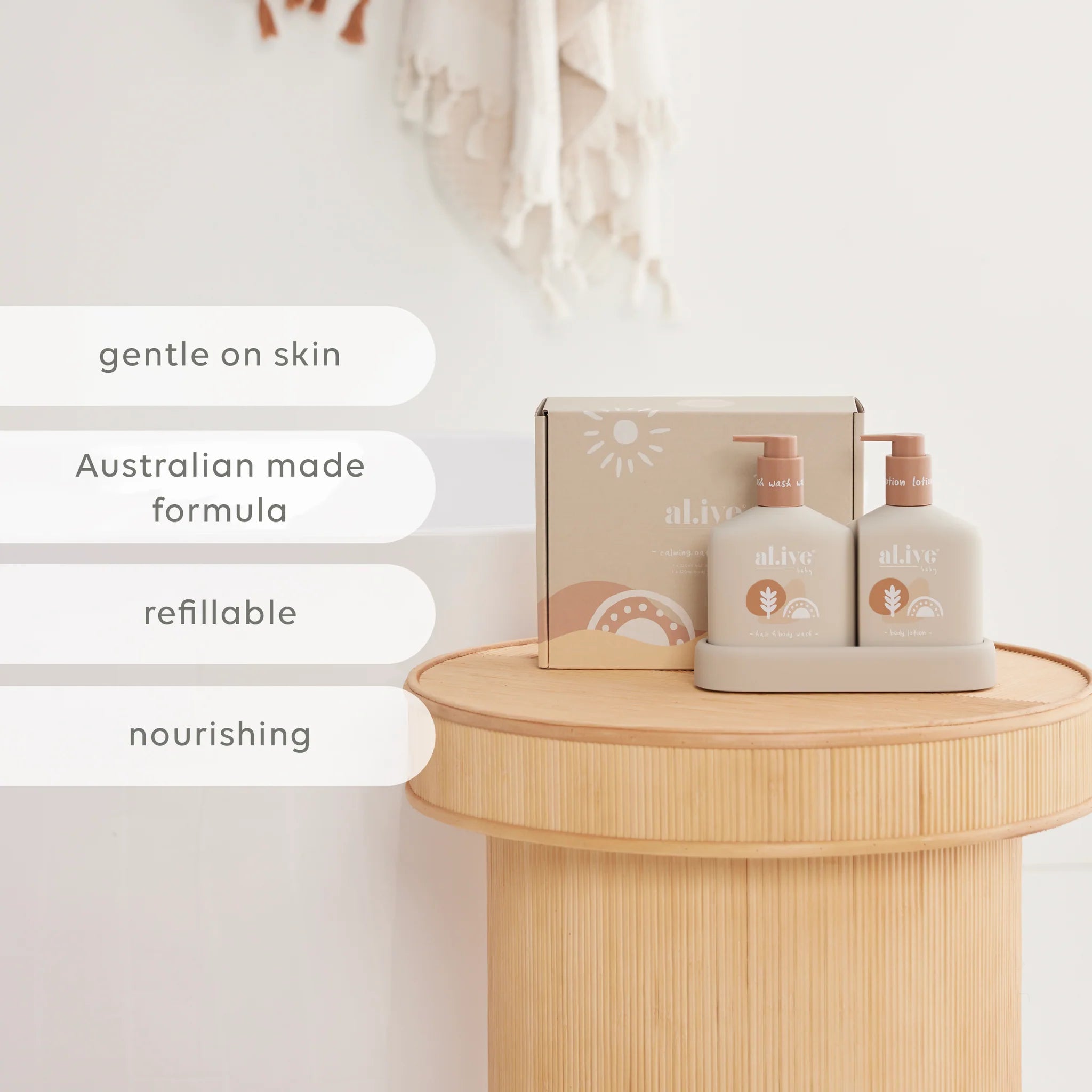 a.live Body - Baby Hair & Body Duo Calming Oatmeal